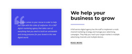 Best WordPress Theme For We Help Your Business To Grow