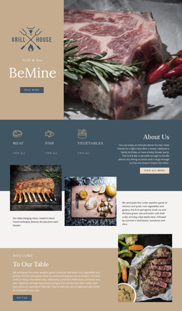 Finest Grill House Restaurant - Bootstrap Template