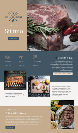 Raffinato Ristorante Grill House Costruttore Joomla