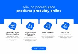 Prodávejte Produkty Online Šablona