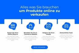 Produkte Online Verkaufen Vorlage