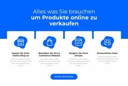 Atemberaubendes Webdesign Für Produkte Online Verkaufen