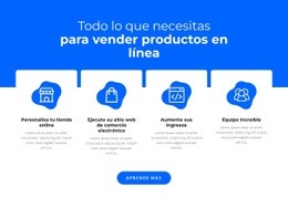 Vender Productos En Línea - Online HTML Page Builder