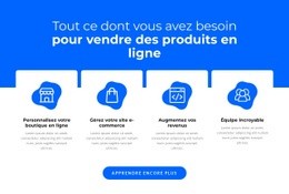 Vendre Des Produits En Ligne - Online HTML Page Builder