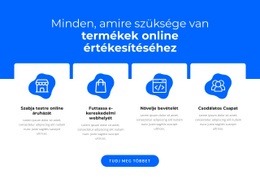 Termékek Értékesítése Online Sablon