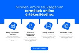 Termékek Értékesítése Online – Prémium WordPress Téma