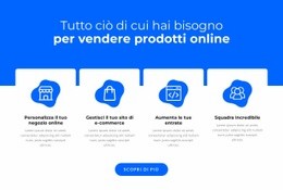 Modello HTML5 Multiuso Per Vendi Prodotti Online