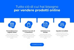 Vendi Prodotti Online - Pagina Di Destinazione Facile Da Usare