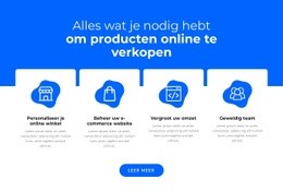 Producten Online Verkopen - Gebruiksvriendelijke Landingspagina