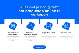 Producten Online Verkopen - Online HTML Page Builder