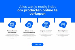 Producten Online Verkopen - Aanpasbare Professionele Joomla-Sjabloon