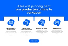 Producten Online Verkopen - Premium WordPress-Thema