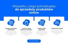 Sprzedawaj Produkty Online Szablon Siatki CSS