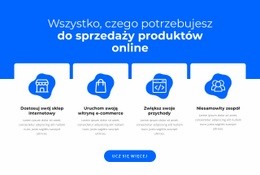 Uniwersalny Szablon HTML5 Dla Sprzedawaj Produkty Online