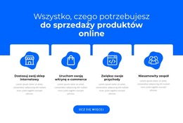 Sprzedawaj Produkty Online - Szablon Strony Docelowej