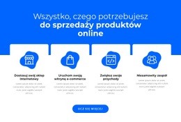 Sprzedawaj Produkty Online - Wielozadaniowy Szablon Jednostronicowy