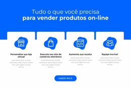 Vender Produtos Online - Modelo Joomla Profissional Personalizável