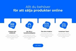 Sälj Produkter Online CSS-Rutnätsmall