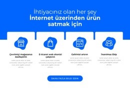 Ürünleri Çevrimiçi Sat - Online HTML Page Builder