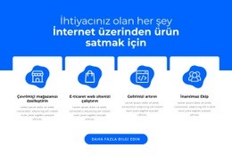 Ürünleri Çevrimiçi Sat Şablon