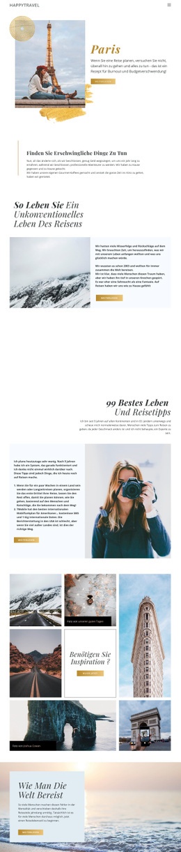 Live Reisen - HTML5-Responsive Vorlage