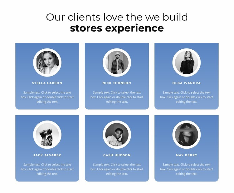 Testimonials with gradient Elementor Template Alternative