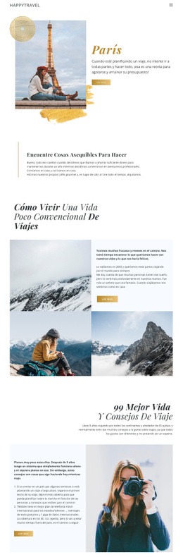 Viajar En Vivo - Creador De Sitios Web Adaptables