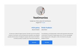 Reseñas - HTML Website Builder