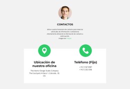 Guarda Tus Contactos Plantilla De Una Sola Página