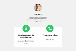 Modèle HTML5 Exclusif Pour Enregistrez Vos Contacts