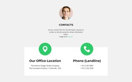 Save Your Contacts HTML Template