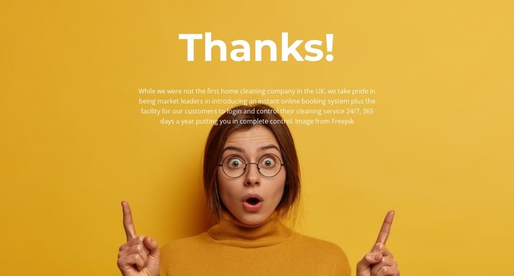 Thanks for visiting HTML Template