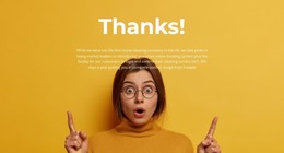 Thanks For Visiting - HTML Layout Generator