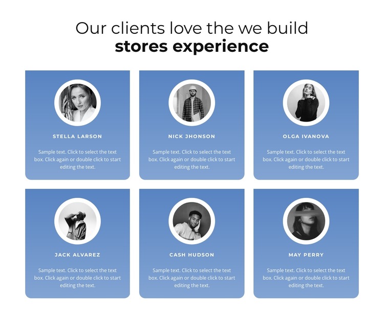 Testimonials with gradient HTML5 Template