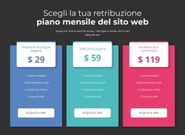 Generatore Di Siti Web Esclusivo Per Scegli Il Tuo Piano Mensile Di Pagamento