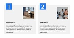 Eerste En Tweede Manager - Persoonlijk Websitesjabloon