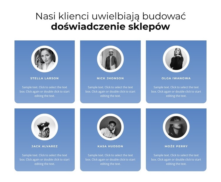 Referencje z gradientem Szablony do tworzenia witryn internetowych