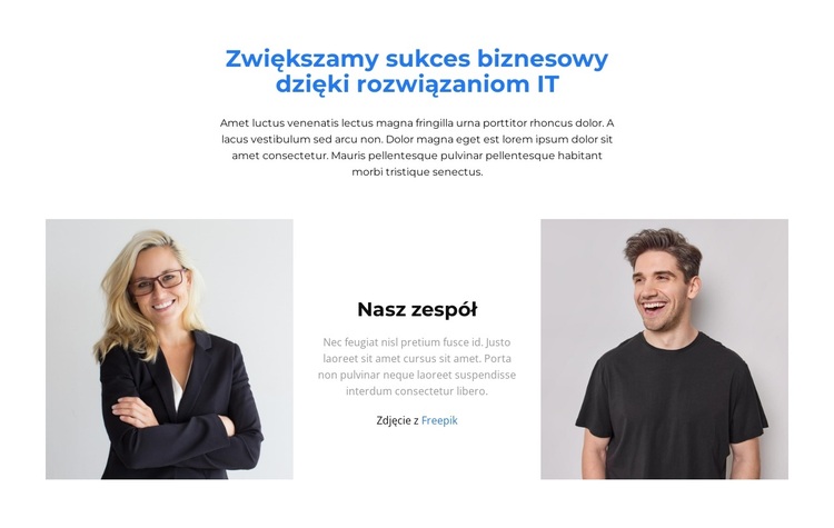 Zespół młodych profesjonalistów Motyw WordPress