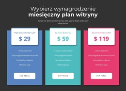 Wybierz Swój Abonament Miesięczny - Pobranie Szablonu HTML