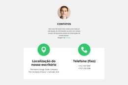 Salve Seus Contatos - Design Moderno Do Site