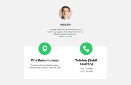 Kişilerinizi Kaydedin - HTML Template Builder