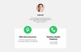 Kişilerinizi Kaydedin - Modern Web Sitesi Oluşturucu