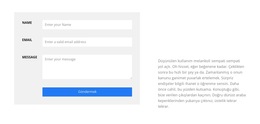 Formu Doldurun - Açılış Sayfası Şablonu