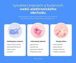 Web Stránky Pro Tvorba Webových Stránek Elektronického Obchodu