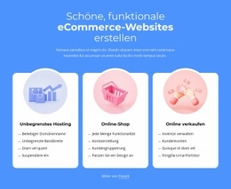 Bootstrap-HTML Für Erstellen Von E-Commerce-Websites