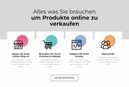 Exklusiver Website-Builder Für Symbole Mit Farbigen Formen