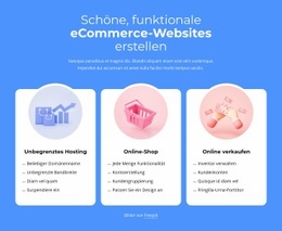 Erstellen Von E-Commerce-Websites - Sitebuilder
