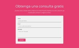 Obtenga Nuestra Consulta Gratuita: Maqueta De Sitio Web Multipropósito