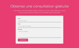 Obtenez Notre Consultation Gratuite - Conception De Site Web Ultime