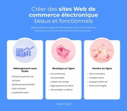 Création De Sites E-Commerce - Belle Conception De Site Web